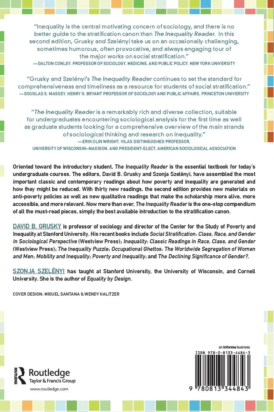 Rückseite: 9780813344843 | The Inequality Reader | David Grusky (u. a.) | Taschenbuch | Englisch
