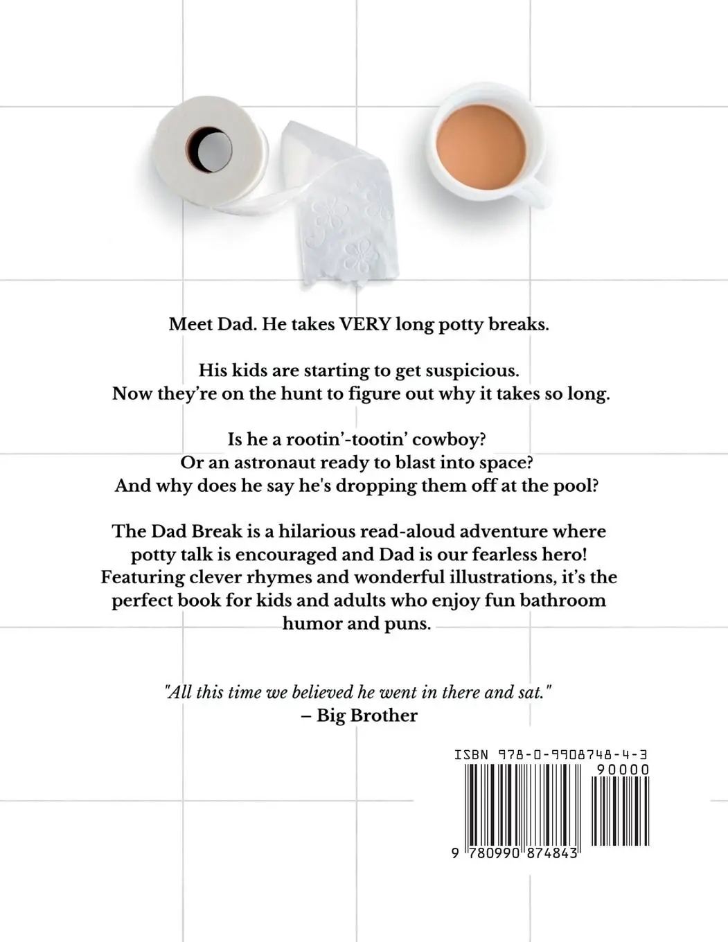 Rückseite: 9780990874843 | The Dad Break | Poe Avondet | Taschenbuch | Englisch | 2023