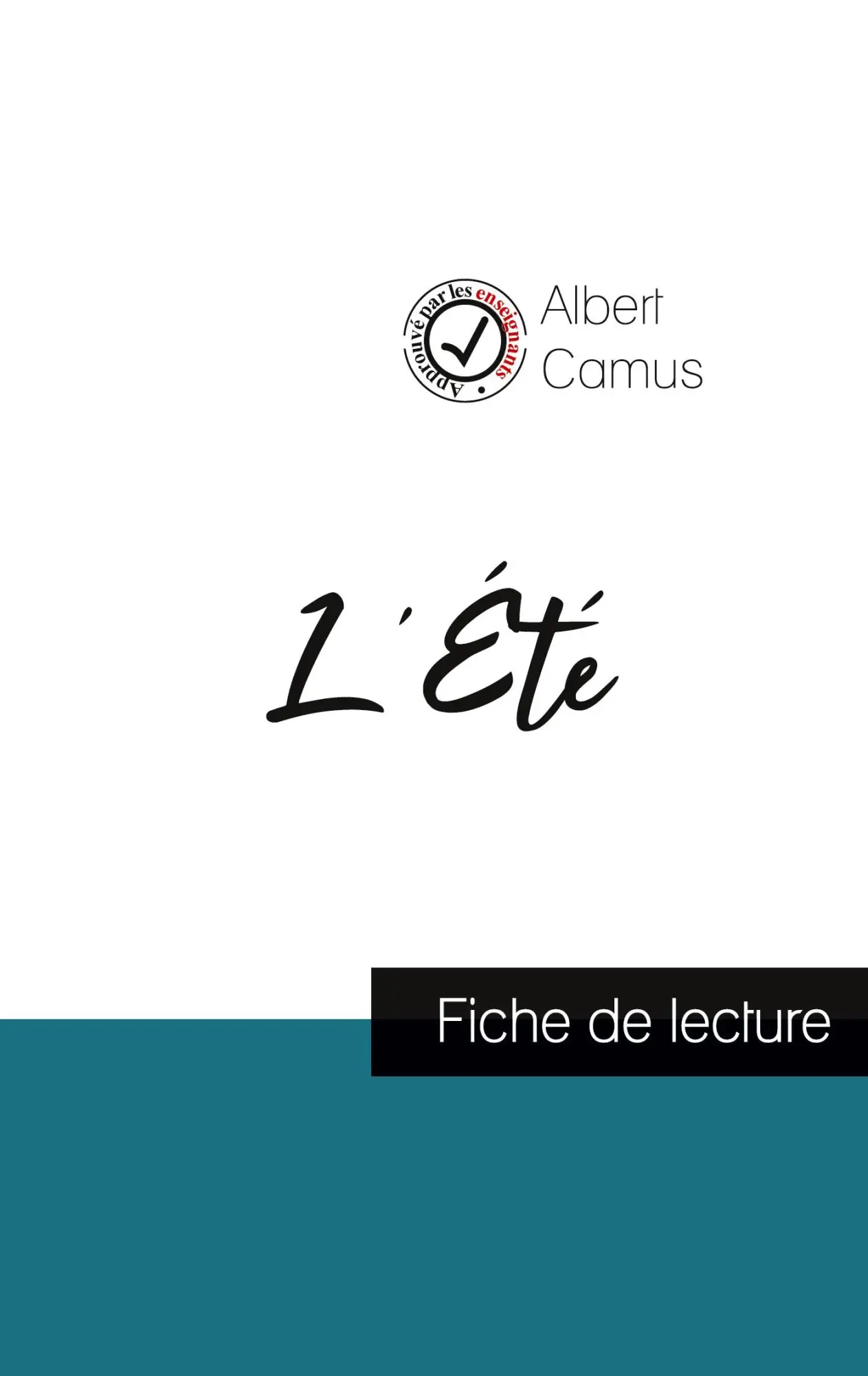 Cover: 9782759314843 | L'Été de Albert Camus (fiche de lecture et analyse complète de...
