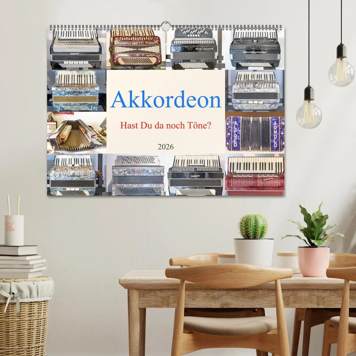 Bild: 9783457264843 | Akkordeon, Hast Du da noch Töne? (Wandkalender 2026 DIN A2 quer),...