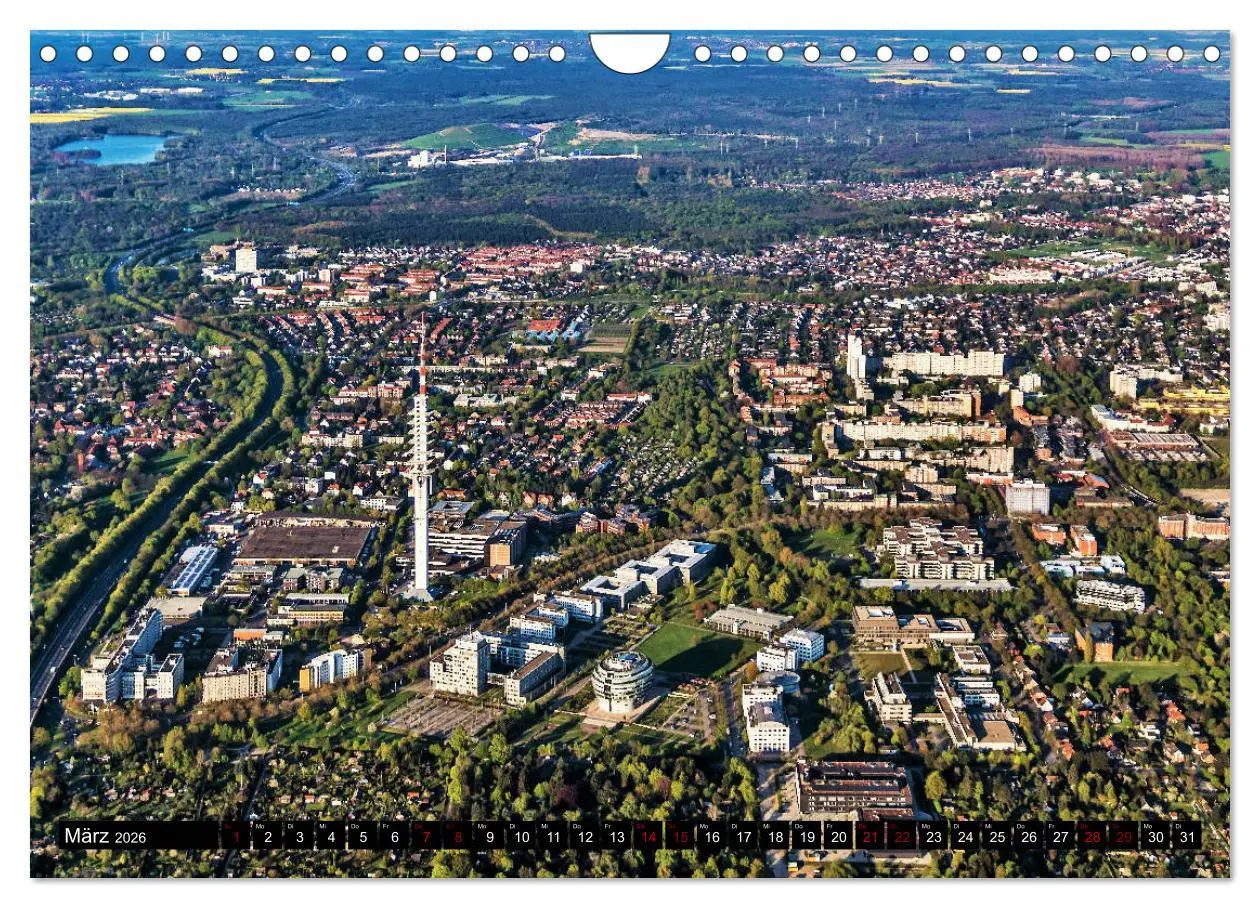 Bild: 9783457884843 | Hannover - Luftige Einblicke (Wandkalender 2026 DIN A4 quer),...