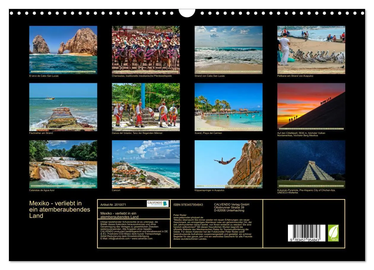 Bild: 9783457954843 | Mexiko - verliebt in ein atemberaubendes Land (Wandkalender 2026...