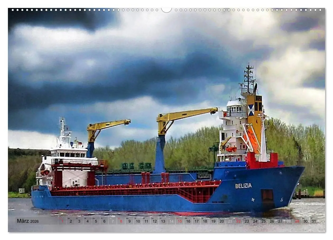 Bild: 9783516044843 | Transportschiffe Giganten der Meere (Wandkalender 2026 DIN A2...