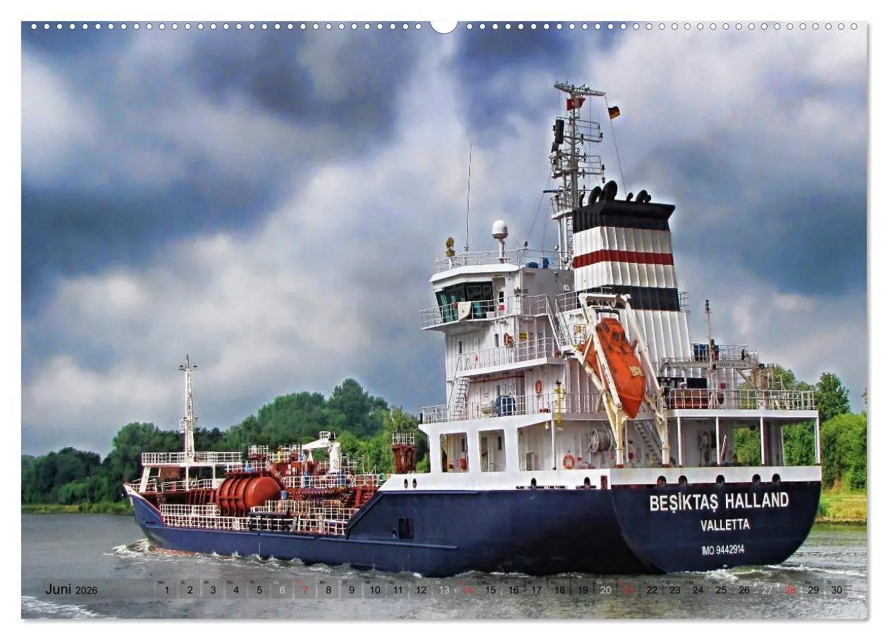 Bild: 9783516044843 | Transportschiffe Giganten der Meere (Wandkalender 2026 DIN A2...