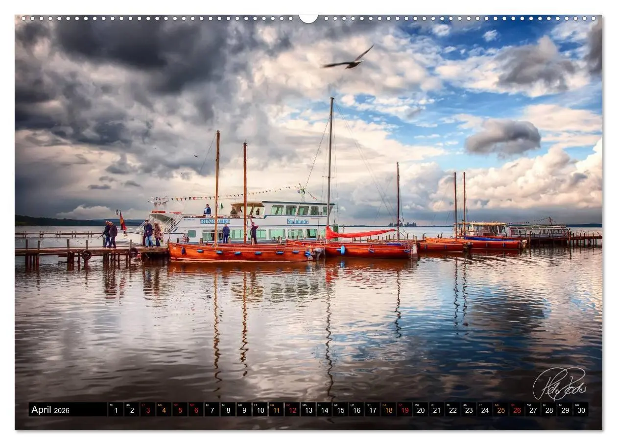 Bild: 9783516114843 | Am Steinhuder Meer (Wandkalender 2026 DIN A2 quer), CALVENDO...