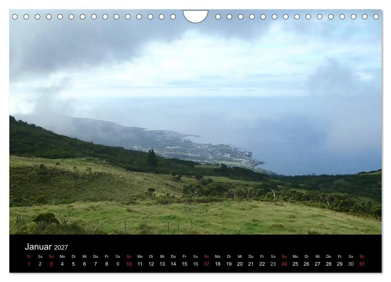 Bild: 9783594194843 | Azoren 2027 (Wandkalender 2027 DIN A4 quer), CALVENDO Monatskalender