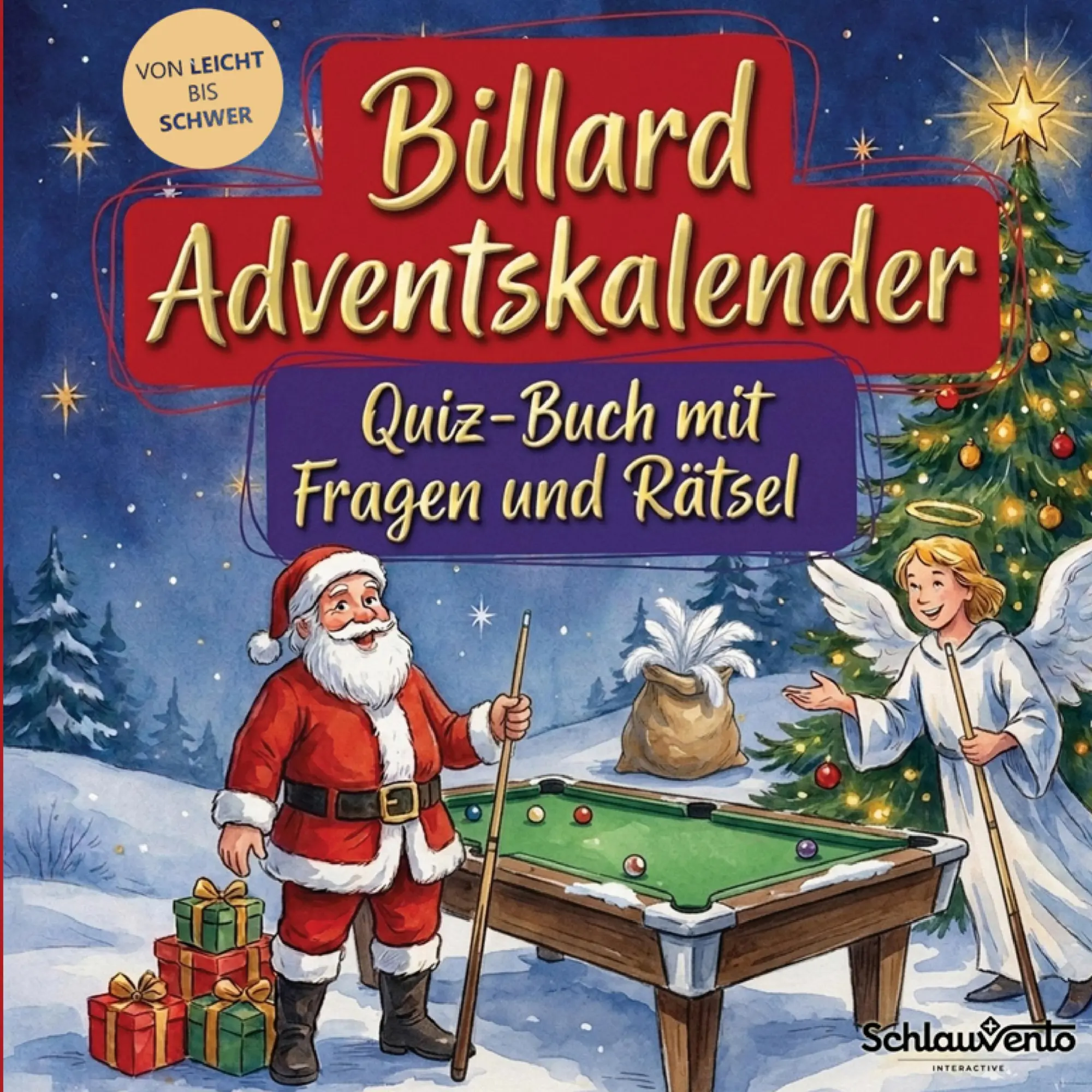 Cover: 9783693194843 | Billard-Adventskalender: Quiz-Buch mit Fragen und Rätsel | Interactive