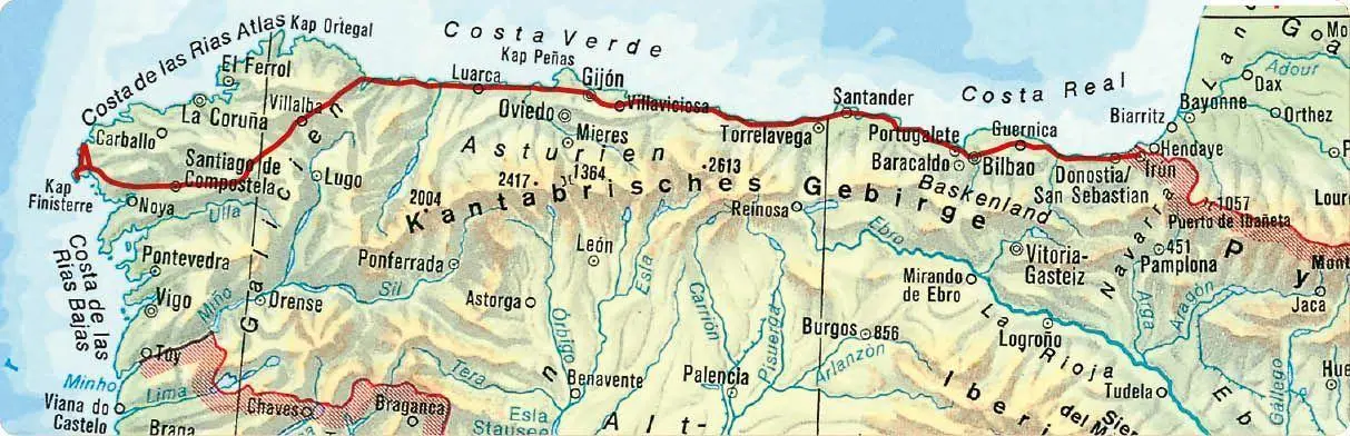 Bild: 9783763314843 | ROTHER Wanderführer Jakobsweg - Camino del Norte | Cordula Rabe | Buch