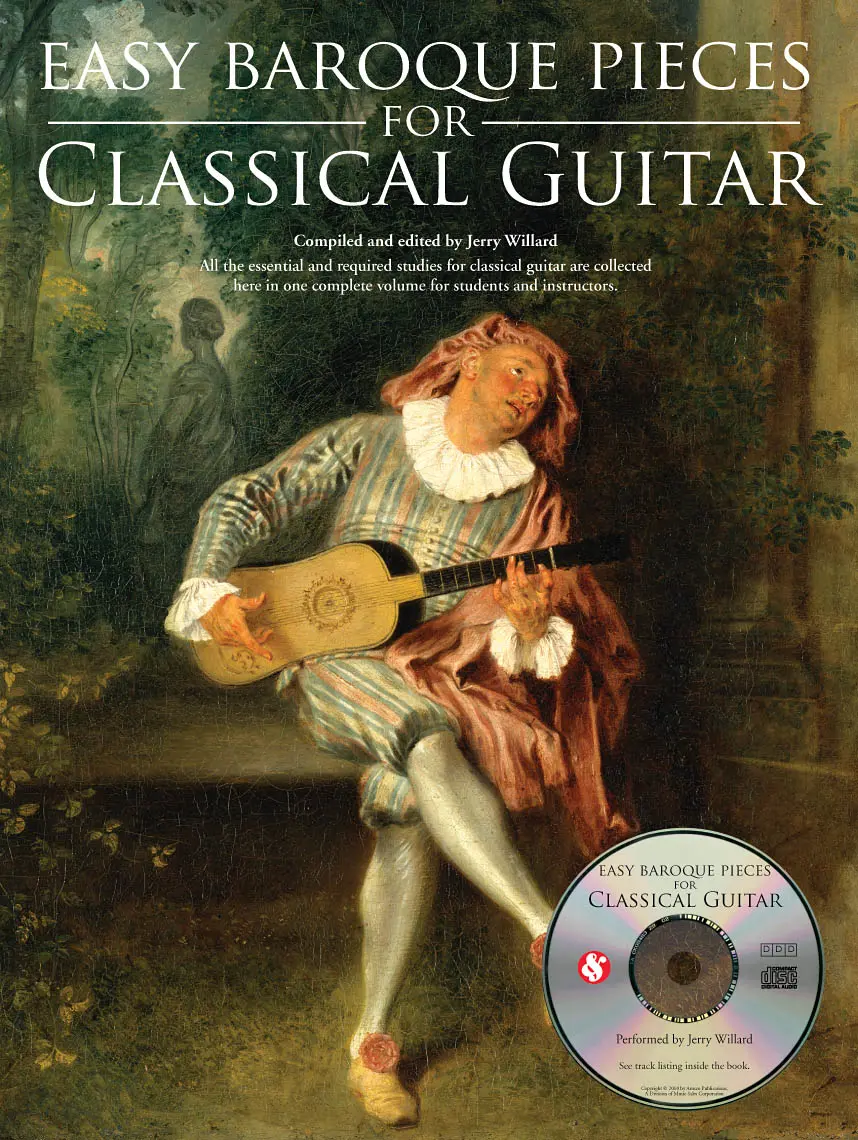 Cover: 752187004943 | Easy Baroque Pieces for Classical Guitar (Book/Online Audio) | Willard