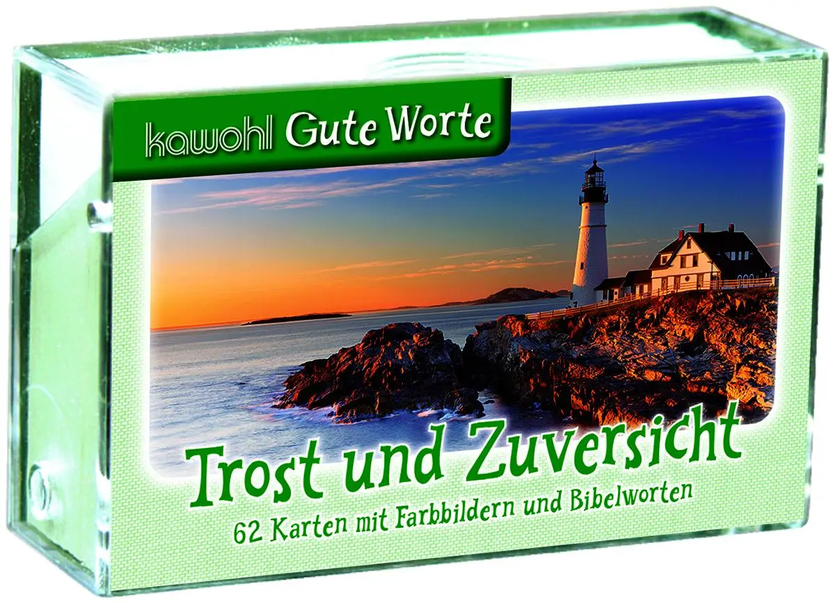 Cover: 4034905014943 | Trost und Zuversicht | 62 Karten mit Farbbildern und Bibelworten
