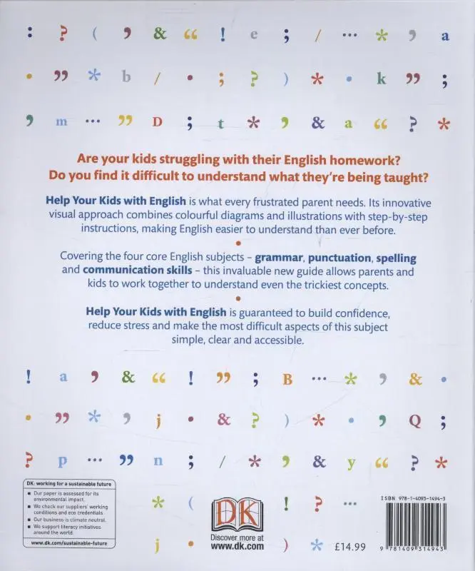 Rückseite: 9781409314943 | Help Your Kids with English, Ages 10-16 (Key Stages 3-4) | Vorderman