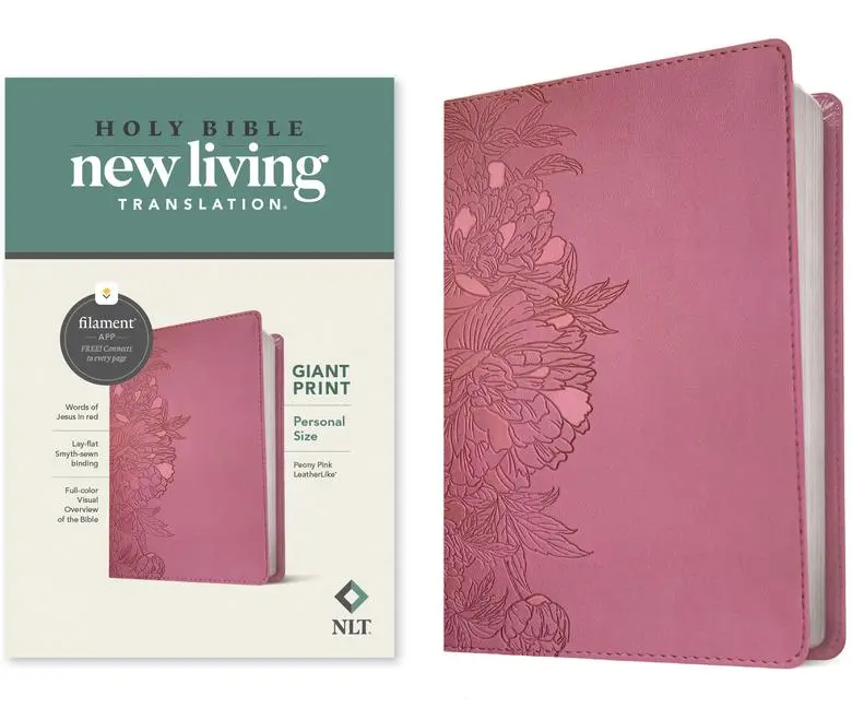 Cover: 9781496444943 | NLT Personal Size Giant Print Bible, Filament Enabled Edition (Red...