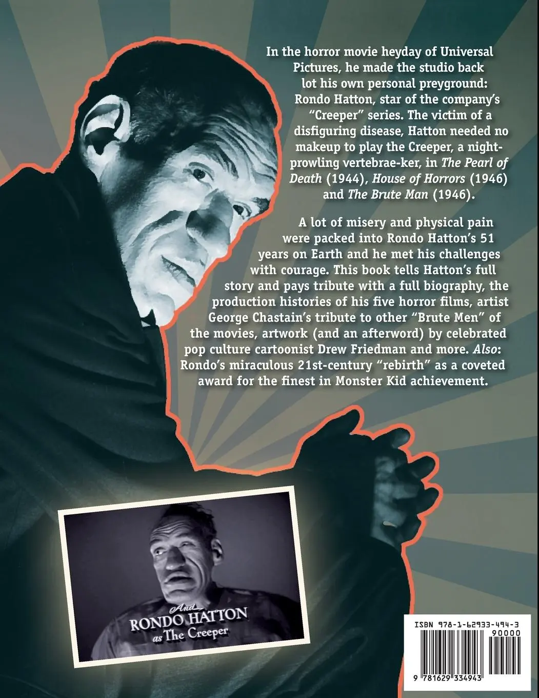 Rückseite: 9781629334943 | Rondo Hatton | Beauty Within the Brute | Scott Gallinghouse (u. a.)