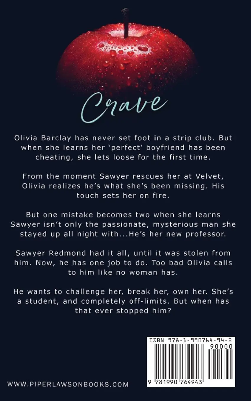 Rückseite: 9781990764943 | Crave | Piper Lawson | Taschenbuch | Englisch | 2023