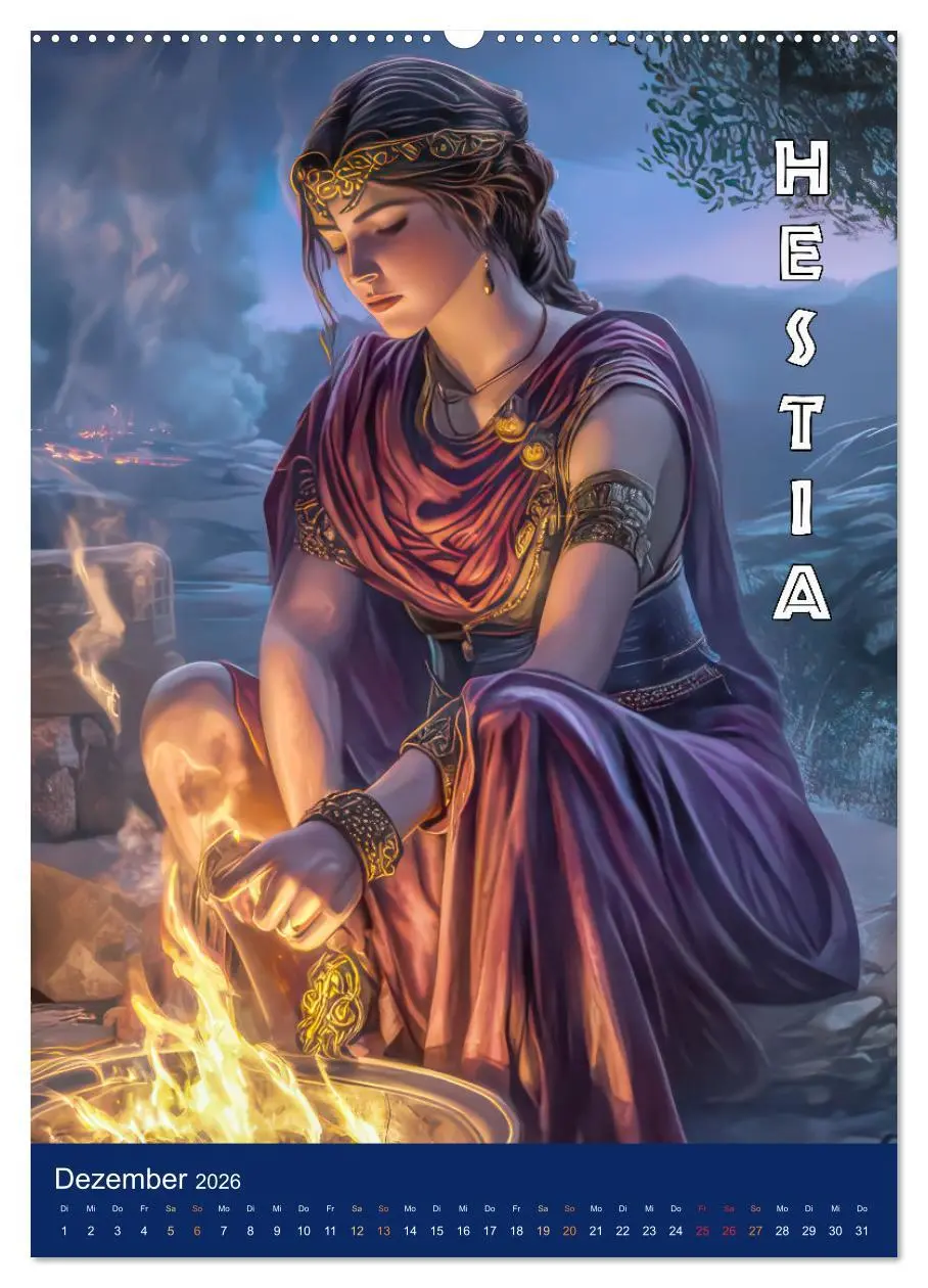 Bild: 9783457254943 | Zeus - Umringt von griechischen Göttern (Wandkalender 2026 DIN A2...