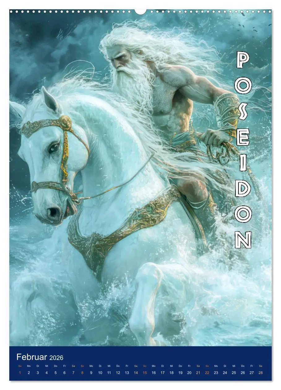 Bild: 9783457254943 | Zeus - Umringt von griechischen Göttern (Wandkalender 2026 DIN A2...