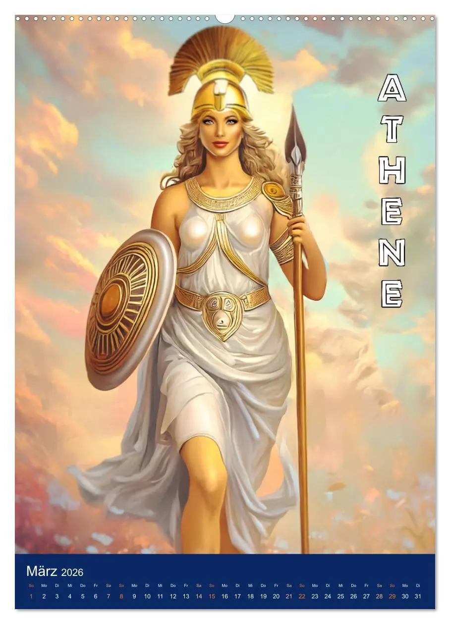 Bild: 9783457254943 | Zeus - Umringt von griechischen Göttern (Wandkalender 2026 DIN A2...
