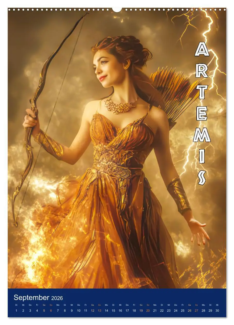 Bild: 9783457254943 | Zeus - Umringt von griechischen Göttern (Wandkalender 2026 DIN A2...