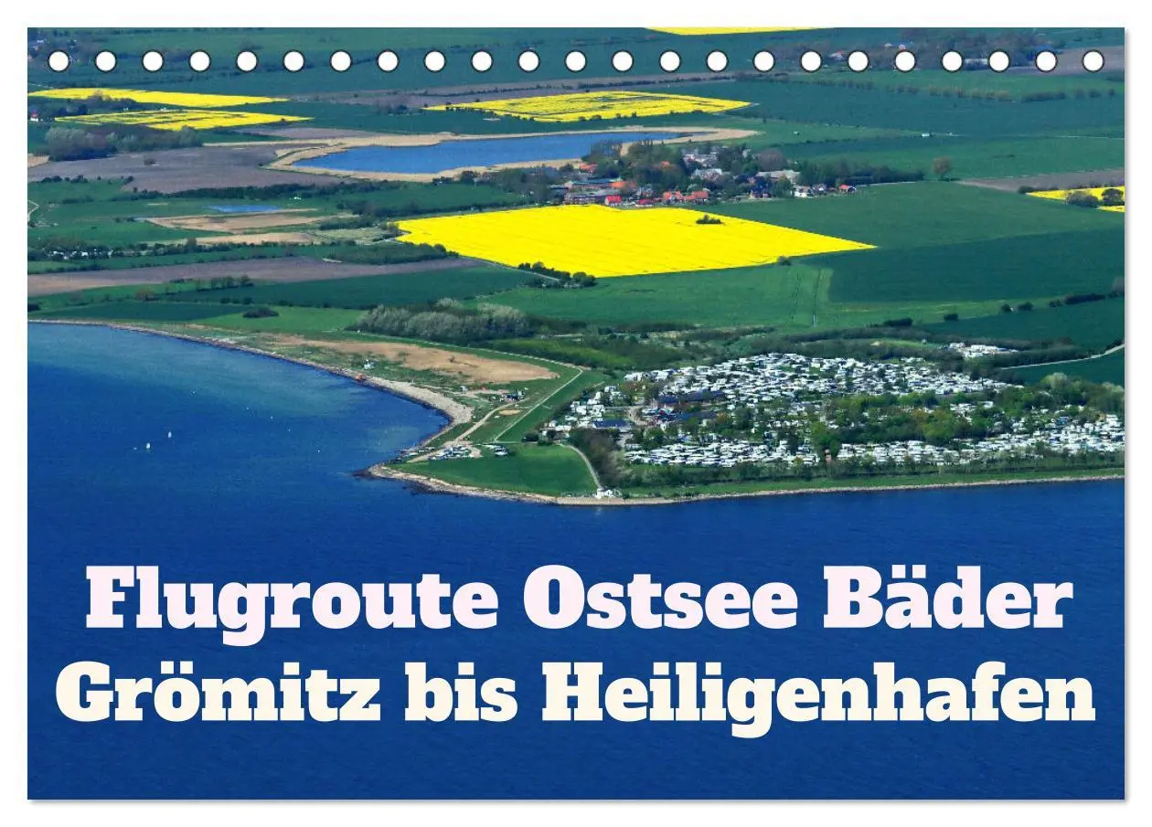 Cover: 9783457634943 | Flugroute Ostsee Bäder (Tischkalender 2026 DIN A5 quer), CALVENDO...