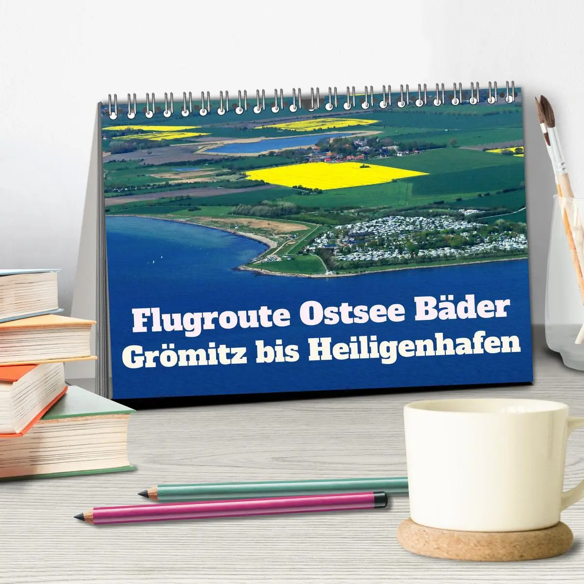 Bild: 9783457634943 | Flugroute Ostsee Bäder (Tischkalender 2026 DIN A5 quer), CALVENDO...