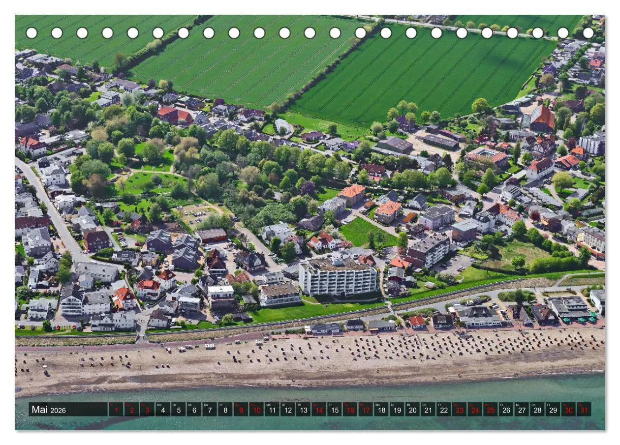 Bild: 9783457634943 | Flugroute Ostsee Bäder (Tischkalender 2026 DIN A5 quer), CALVENDO...