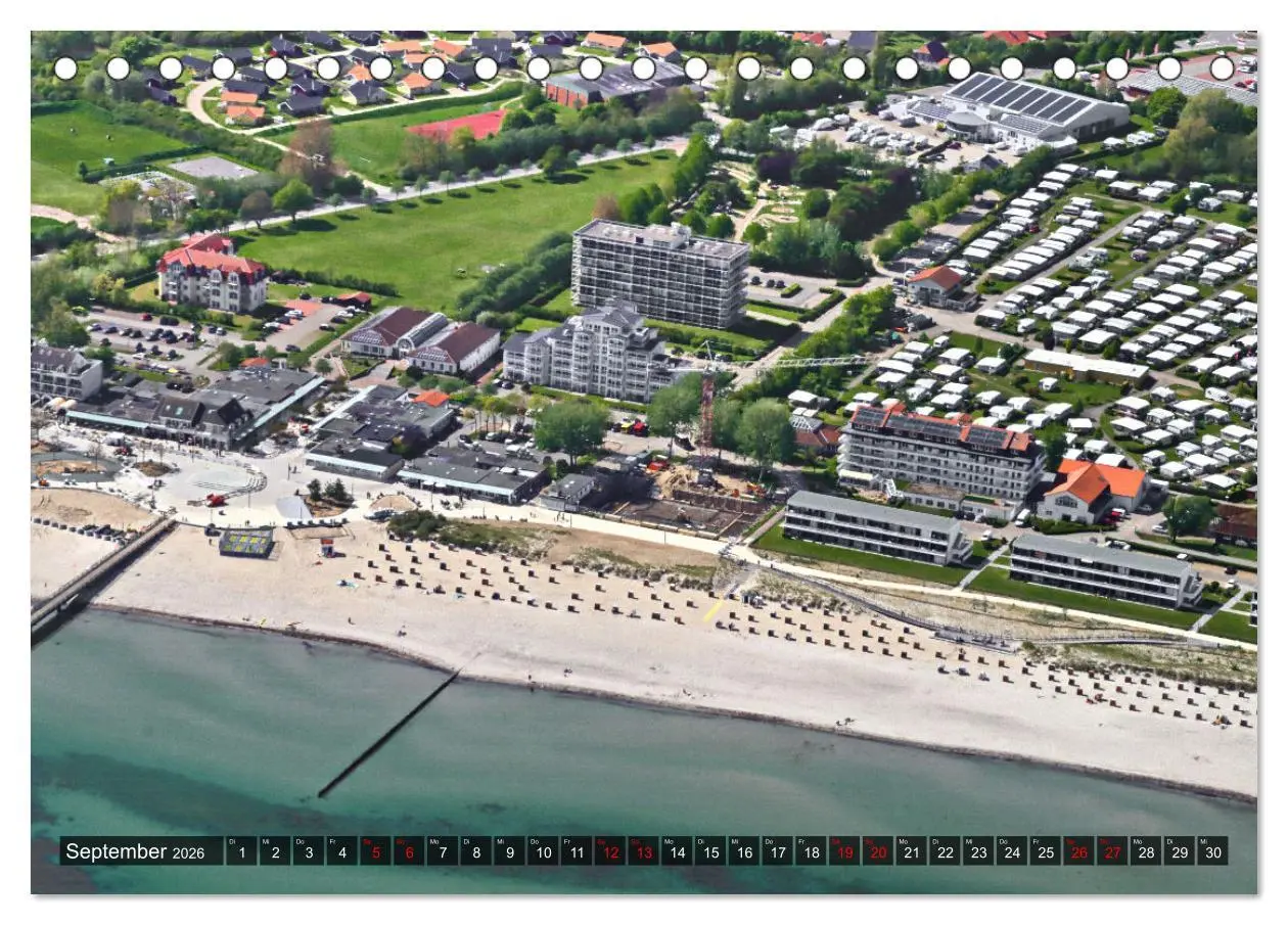 Bild: 9783457634943 | Flugroute Ostsee Bäder (Tischkalender 2026 DIN A5 quer), CALVENDO...