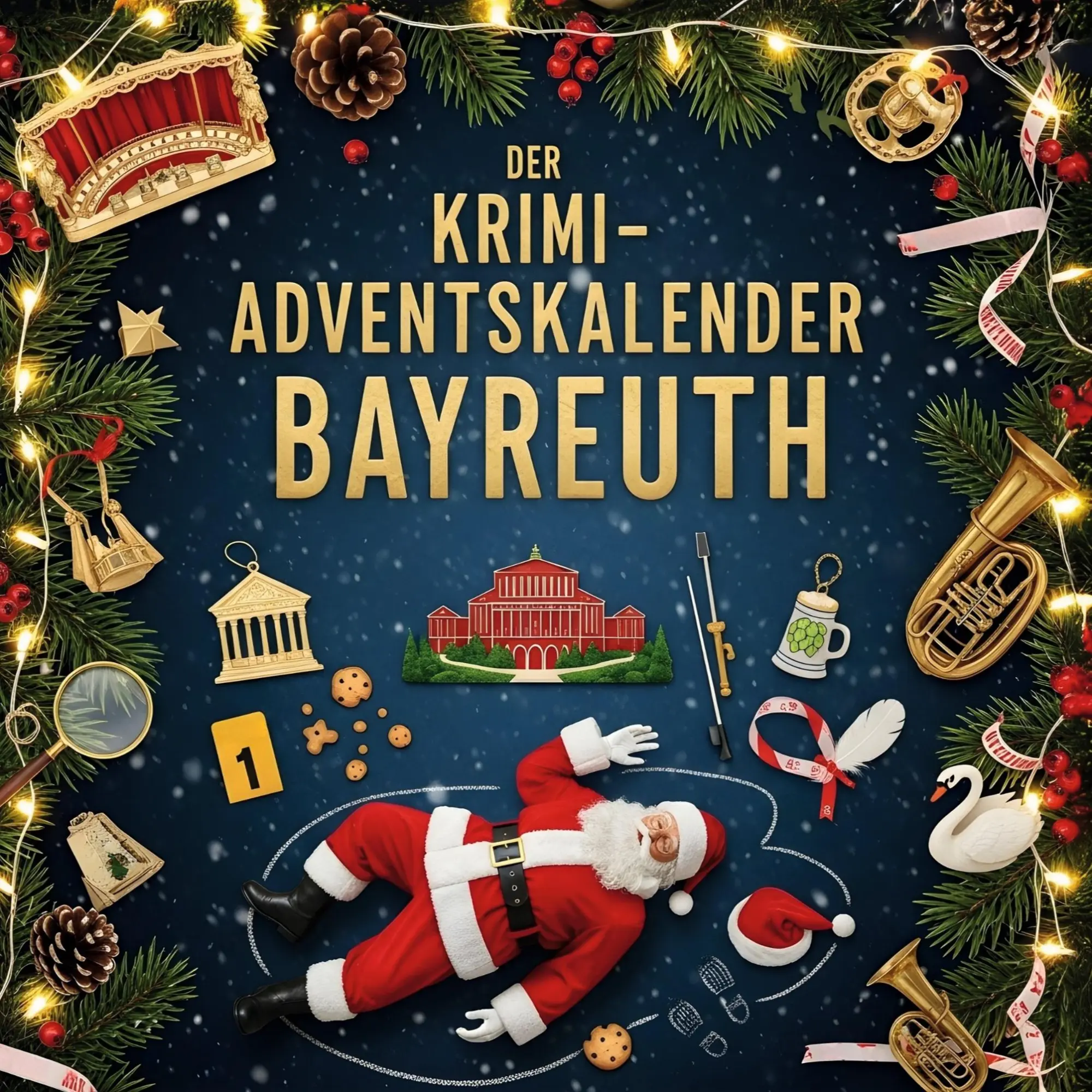 Cover: 9783695304943 | Der Krimi-Adventskalender Bayreuth | Mordsverdächtig in 24 Akten