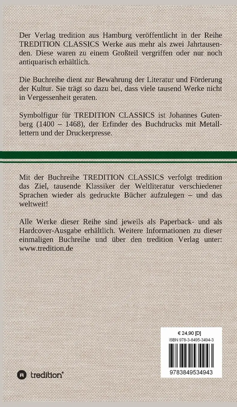 Rückseite: 9783849534943 | Beobachtungen über das Gefühl des Schönen und Erhabenen | Kant | Buch