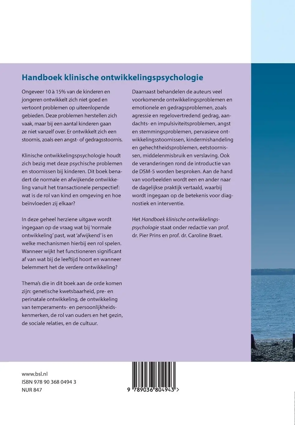 Rückseite: 9789036804943 | Handboek Klinische Ontwikkelingspsychologie | Pier Prins (u. a.)