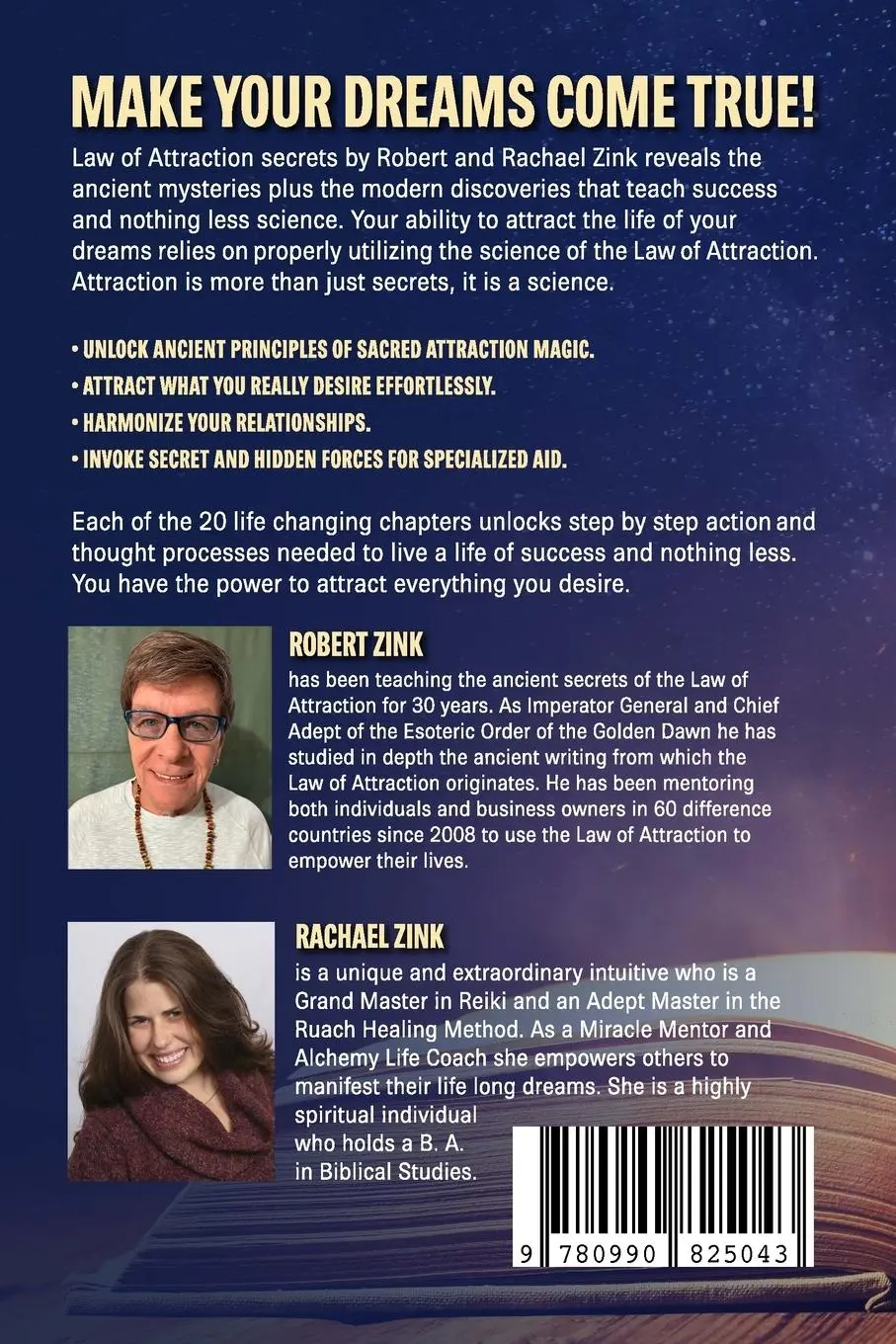 Rückseite: 9780990825043 | Law of Attraction Secrets | Success and Nothing Less Science | Buch