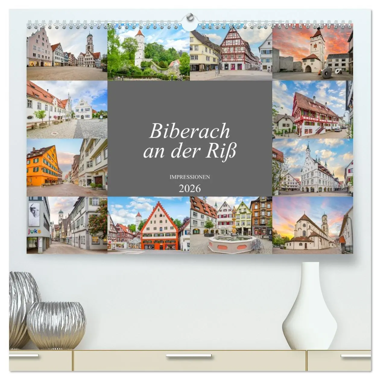 Cover: 9783457455043 | Biberach an der Riß Impressionen (hochwertiger Premium Wandkalender...