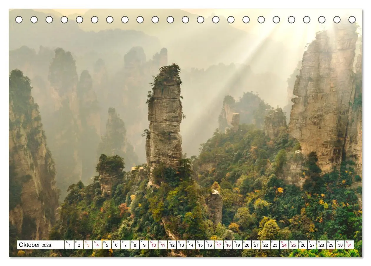 Bild: 9783457695043 | Märchenhaftes China (Tischkalender 2026 DIN A5 quer), CALVENDO...