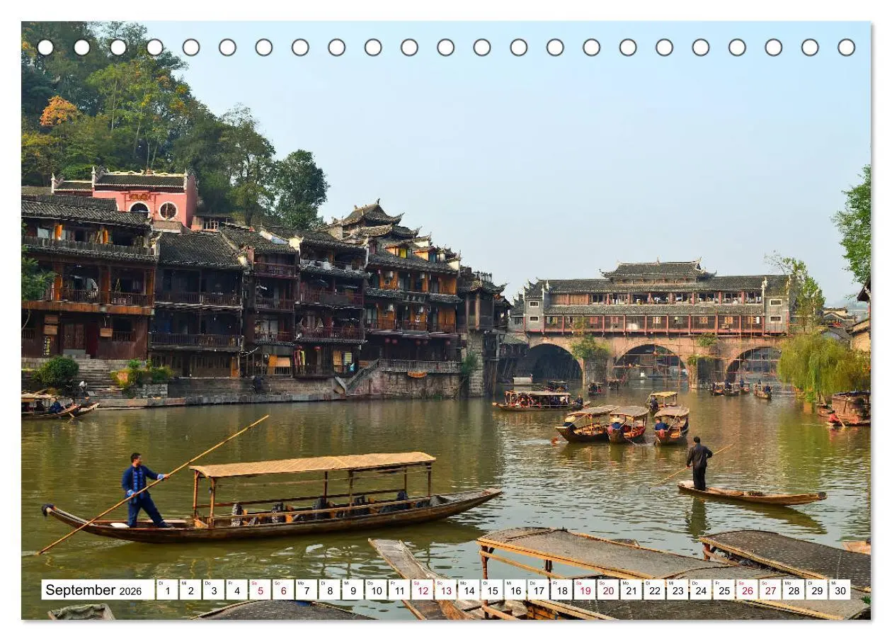 Bild: 9783457695043 | Märchenhaftes China (Tischkalender 2026 DIN A5 quer), CALVENDO...
