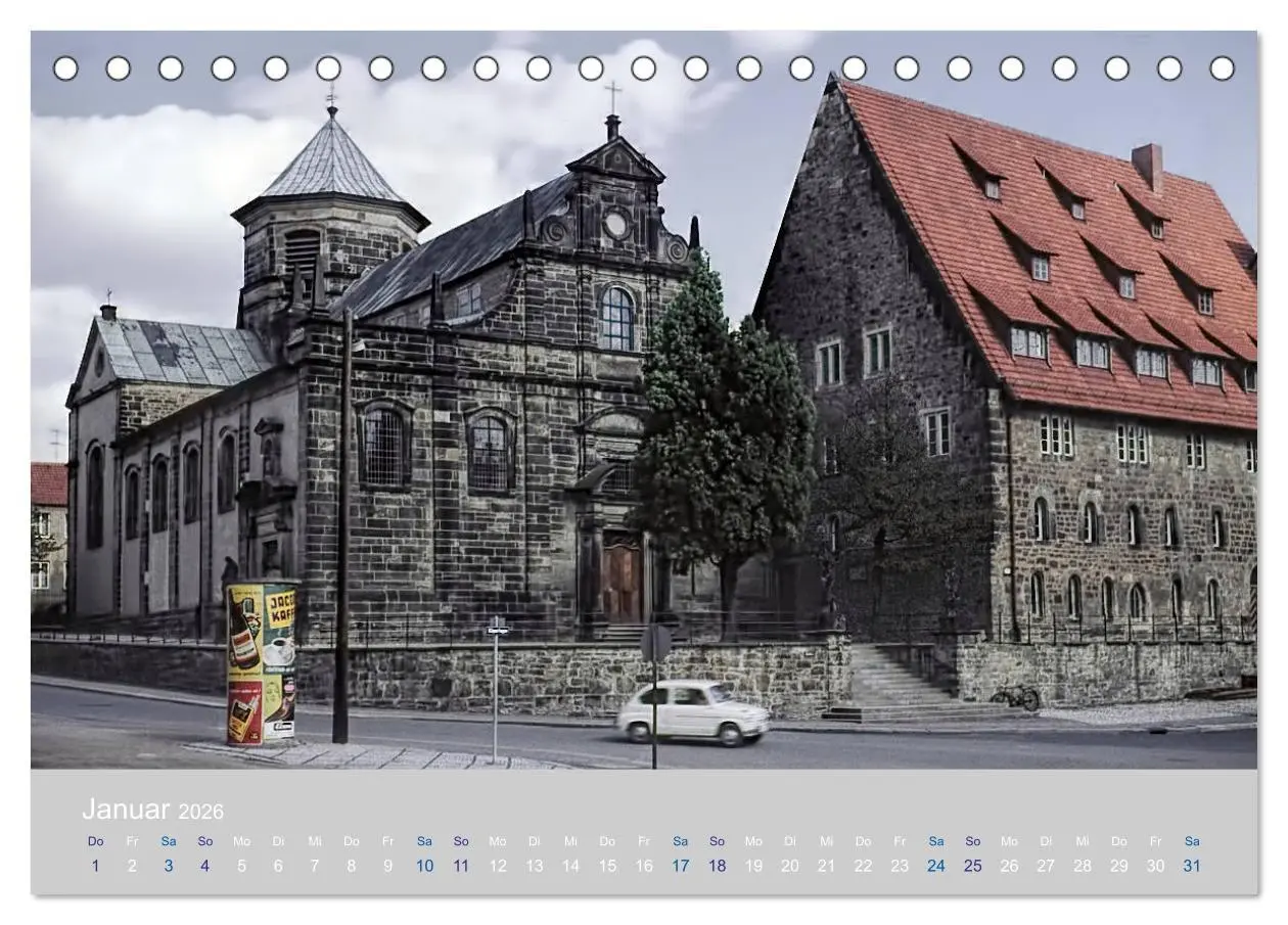 Bild: 9783457765043 | Hildesheim - damals ... (Tischkalender 2026 DIN A5 quer), CALVENDO...
