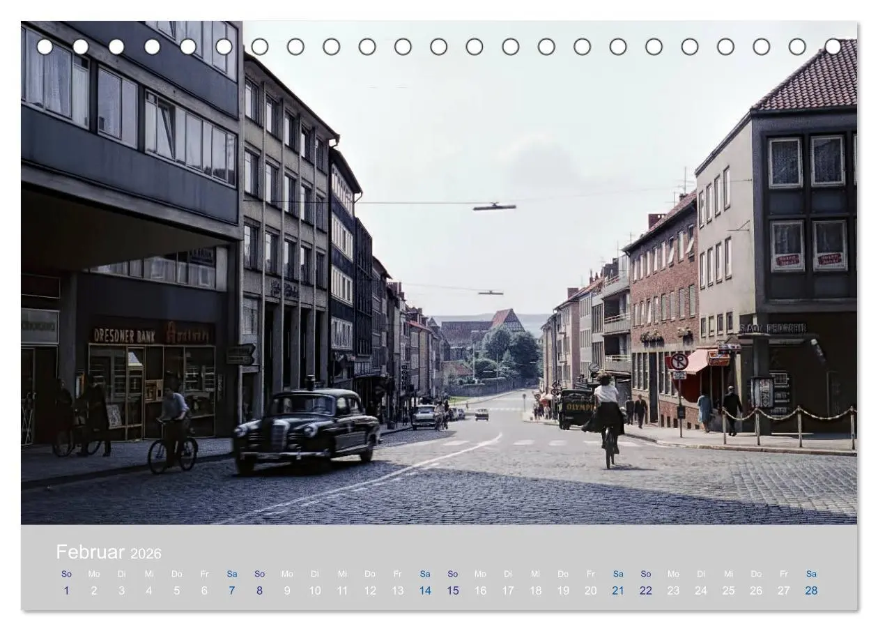 Bild: 9783457765043 | Hildesheim - damals ... (Tischkalender 2026 DIN A5 quer), CALVENDO...
