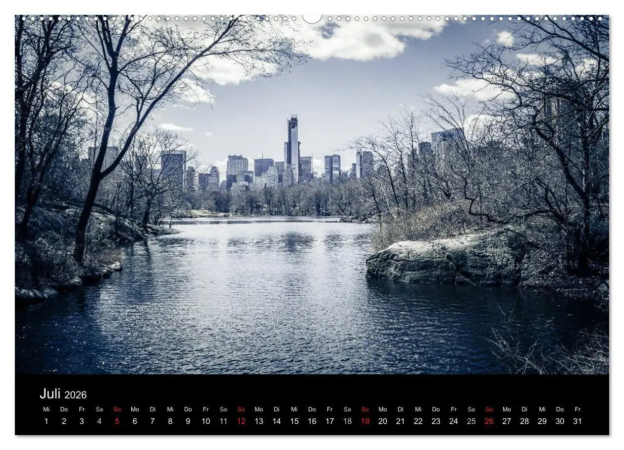 Bild: 9783516165043 | New York (Wandkalender 2026 DIN A2 quer), CALVENDO Monatskalender