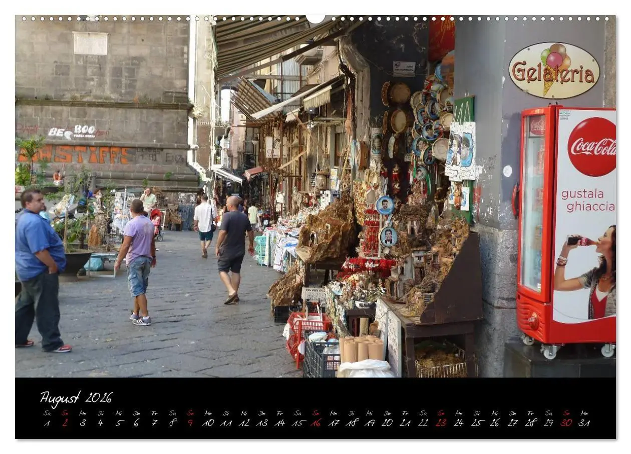 Bild: 9783516235043 | Neapel sehen und sterben (Wandkalender 2026 DIN A2 quer), CALVENDO...