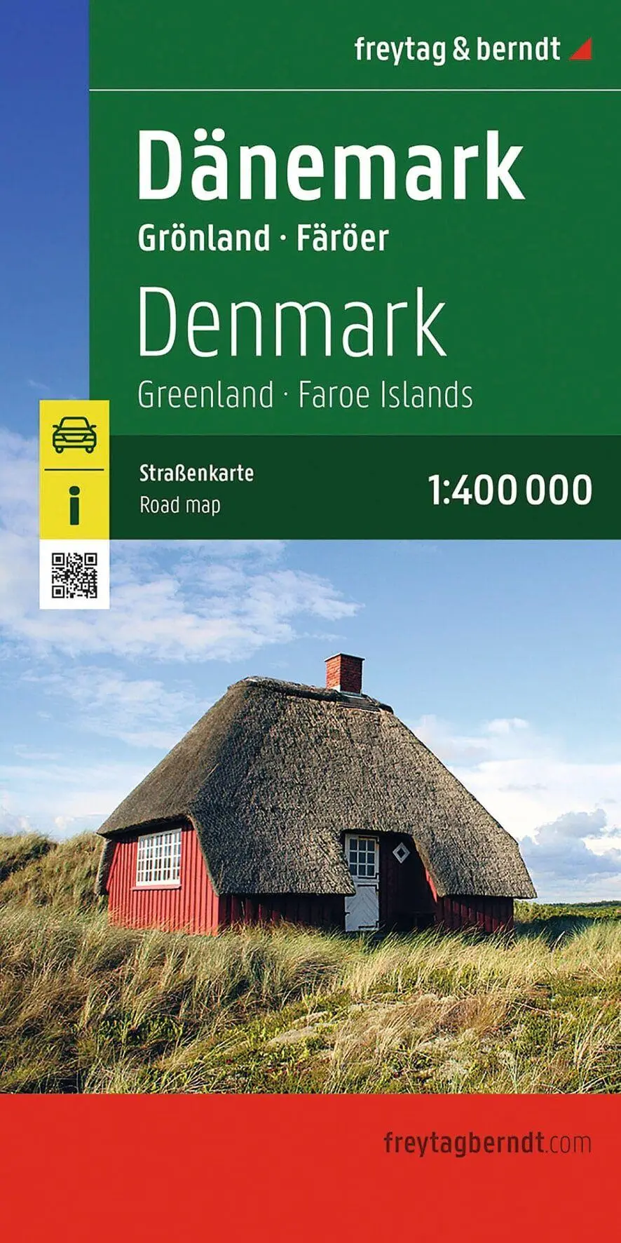 Cover: 9783707925043 | freytag &amp; berndt Straßenkarte Dänemark, Grönland - Färöer 1:400.000
