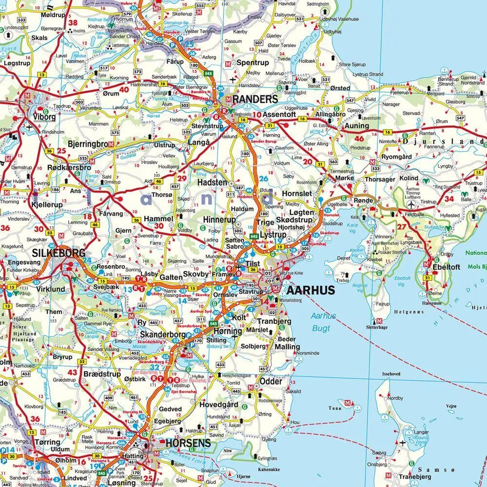 Bild: 9783707925043 | freytag &amp; berndt Straßenkarte Dänemark, Grönland - Färöer 1:400.000