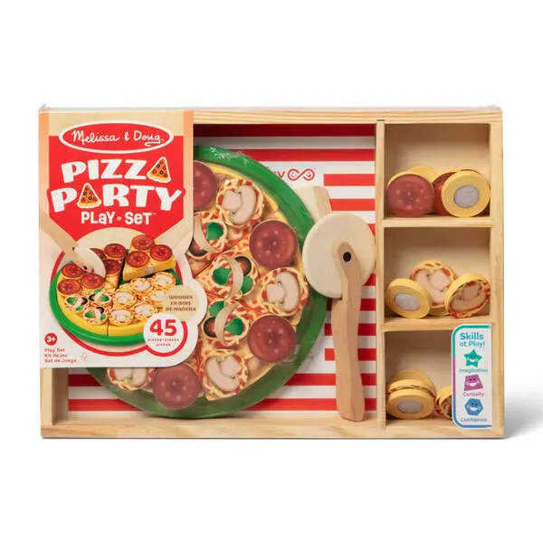 Cover: 681147005143 | MPP Pizza Party Spielset aus Holz | Karton | 51430 | Deutsch | 2025
