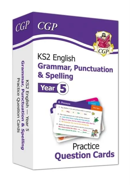 Cover: 9781789085143 | KS2 English Year 5 Practice Question Cards: Grammar, Punctuation &amp;...