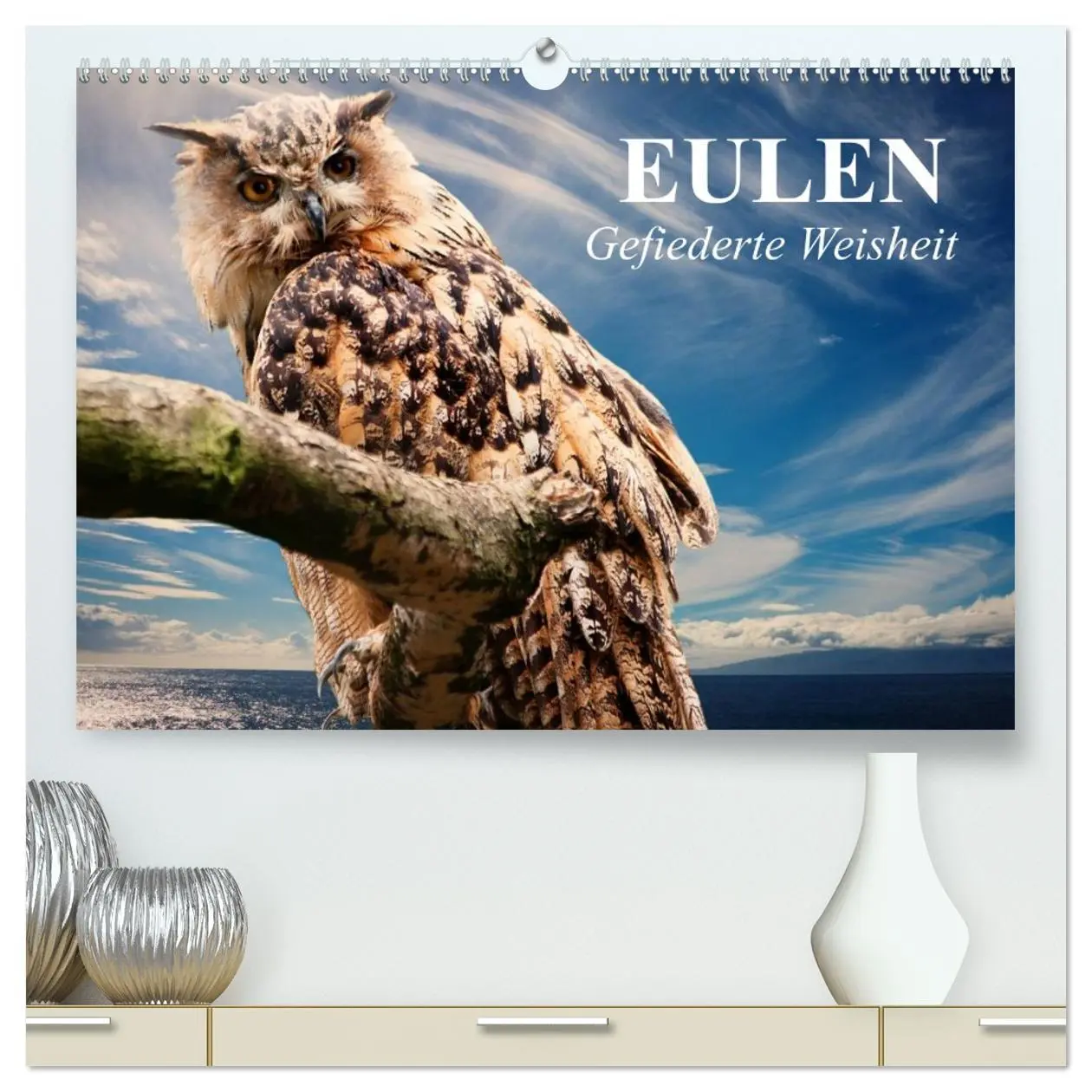 Cover: 9783457995143 | Eulen. Gefiederte Weisheit (hochwertiger Premium Wandkalender 2026...