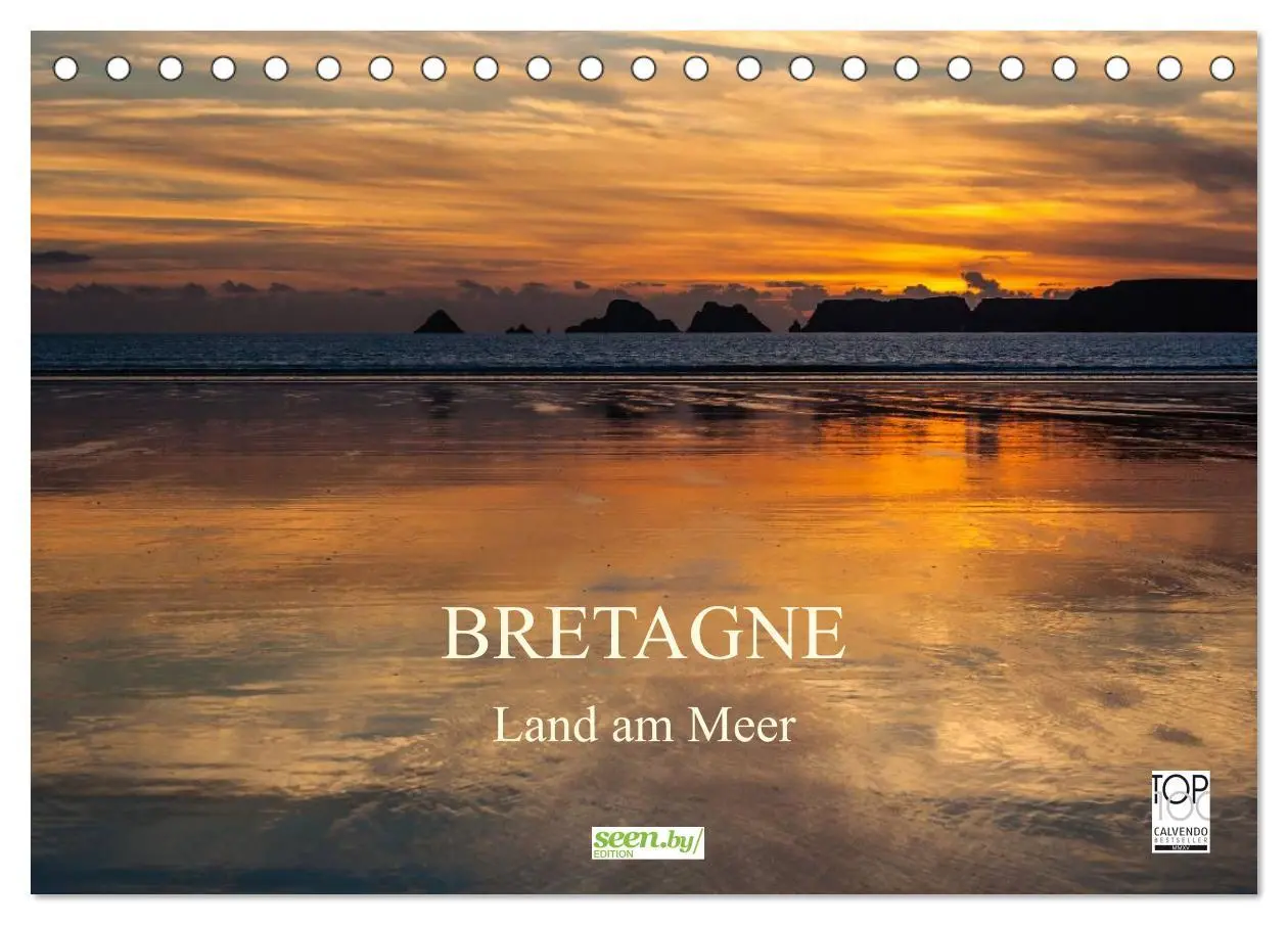 Cover: 9783516225143 | Bretagne - Land am Meer (Tischkalender 2026 DIN A5 quer), CALVENDO...