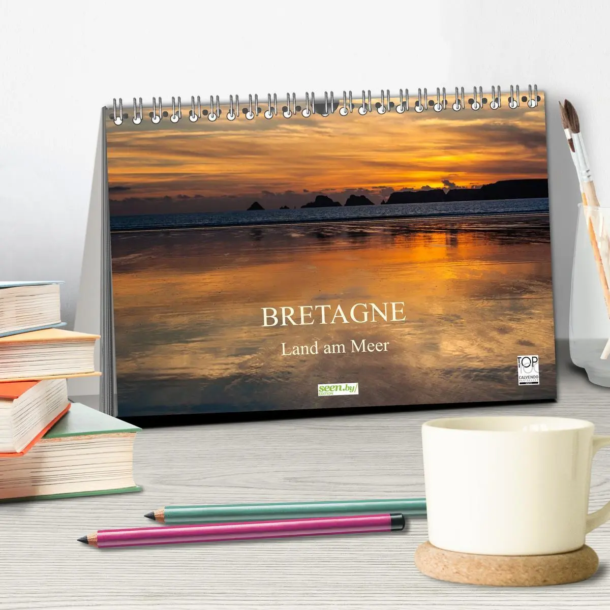 Bild: 9783516225143 | Bretagne - Land am Meer (Tischkalender 2026 DIN A5 quer), CALVENDO...