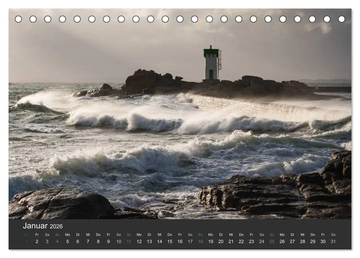 Bild: 9783516225143 | Bretagne - Land am Meer (Tischkalender 2026 DIN A5 quer), CALVENDO...