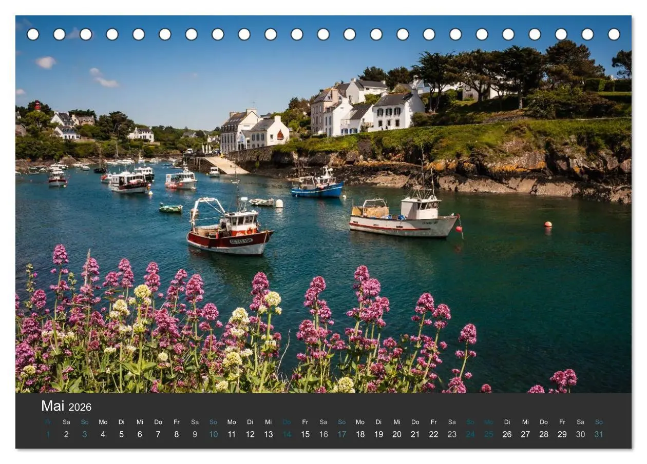Bild: 9783516225143 | Bretagne - Land am Meer (Tischkalender 2026 DIN A5 quer), CALVENDO...