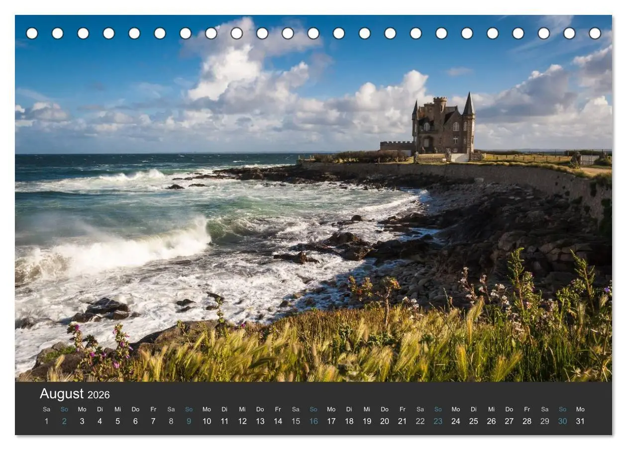 Bild: 9783516225143 | Bretagne - Land am Meer (Tischkalender 2026 DIN A5 quer), CALVENDO...