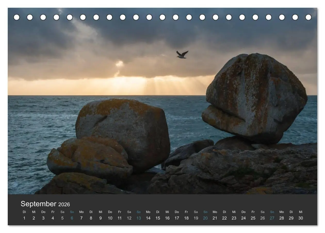 Bild: 9783516225143 | Bretagne - Land am Meer (Tischkalender 2026 DIN A5 quer), CALVENDO...