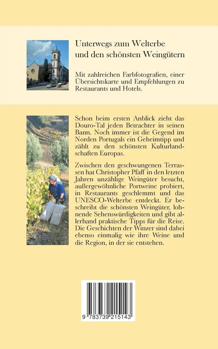 Rückseite: 9783739215143 | Das Douro-Tal | Unterwegs zum Welterbe und den schönsten Weingütern