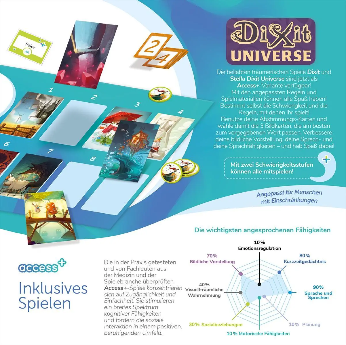 Bild: 3558380115243 | Dixit Universe Access+ | Access | Spiel | ACCD0001 | Deutsch | 2024